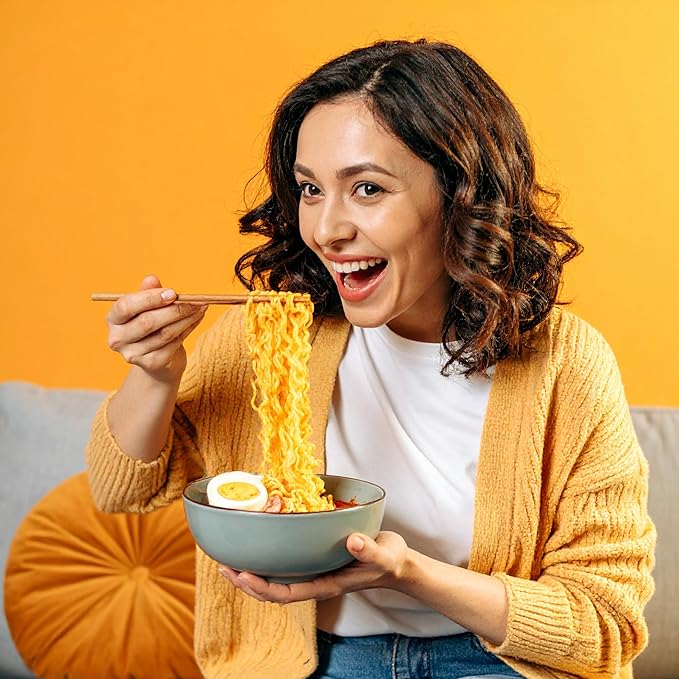 Singaporean Spicy Laksa Noodles (Pack of 5) — Creamy Coconut & Spicy Chili Instant Noodles — Mi Sedaap Halal Certified