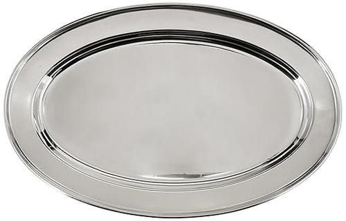 Winco Serving Platter, Oval, 14" x 8-3/4", S/S