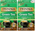TWININGS TEA, TEA,GREEN,MINT 20 BAG (Pack of 2)