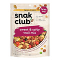 Snak Club Sweet and Salty Trail Mix with Peanuts, Butter Toffee Peanuts, Chocolatey Candies, Toasted Corn, Honey Sesame Sticks, and Almonds, Kosher Snack, 14 oz Resealable Bag