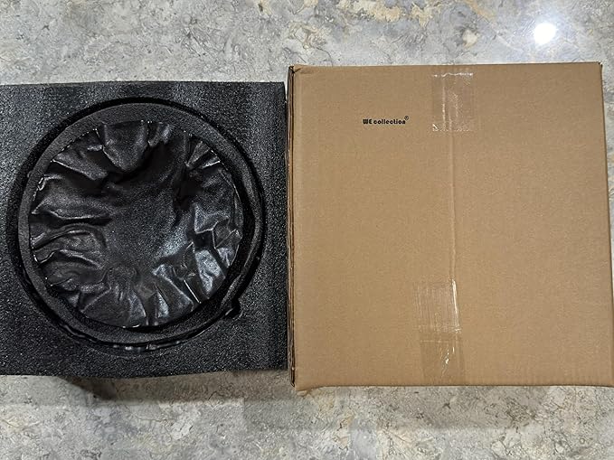Irregular Shape Ceramic Serving Plate and Appetizer Plate, 2 Pieces Set, 11" & 9" Plates, Elevate Dining Experience (Black, 11" & 9")