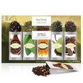 Tea Forte Single Steeps Loose Leaf Tea Sampler, Assorted Variety Tea Box, 15 Single Serve Pouches, Gifts for Mom, World of Teas Tea