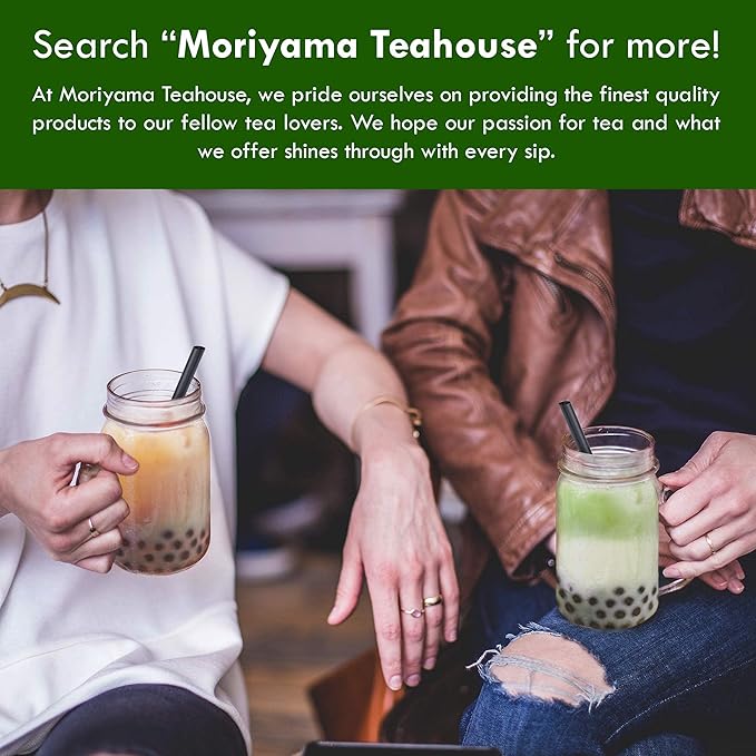 Matcha Bubble Milk Tea Instant 3in1 Powder Mix - 1kg (33 Drinks) | For Boba Tea, Milkshake, Blended Frappe and Bakery | Authentic Taiwan Recipe | Zero Trans Fat, No Preservatives by Moriyama Teahouse