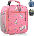 CaCTOUR Lunch Box Kids,Premium Insulated Lunch Bag for Girls Boys,Soft Bag Mini Cooler Back to School Thermal Reusable Lunch Bag for Work School Picnic (Star Rainbow)