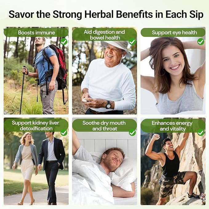 Liver Detox Tea, Chinese Kidney and Liver Cleanse Detox Herbal Tea Support Kidney Healthy Function with 11 Precious Ingredients Formula (2 Pack/30 Bags)
