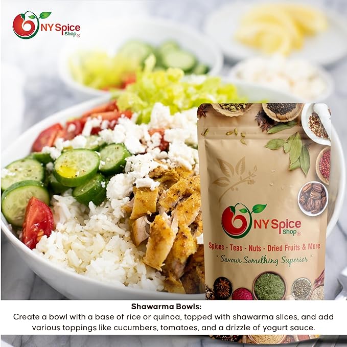 NY Spice Shop Meat Shawarma Seasoning - 6 Ounce Mediterranean Blend for Cooking and Culinary Use - Fine Spiced Blend for Grilled Meat Rice Dishes, Roasted Vegetables, Spice Mix & Shawarma