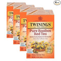 Twinings Tea Red African Rooibos Tea, 20 ct (Pack of 4)