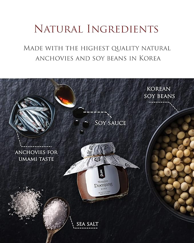 Ultimate Umami Kit: Wangshin Doenjang (9oz) & Wangshin Premium Fish Sauce (10oz)