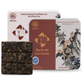 Pu-erh Tea Cake 36g | After-Meal Reset Ritual | Brew Once, Drink All Day | Smooth, Non-Stimulating Ripe Pu-erh | 6 Breakable Pieces, No Tools Needed | Ancient Tree Tea from Vietnam | Chill Cham Grounded