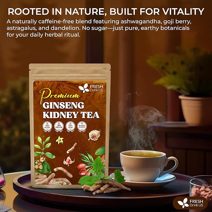 FreshDrinkUS, Premium Tea Herbal Loose Leaves, Tea for Tea Lovers, Loose Leaves Tea, Natural, Pure, Vegan