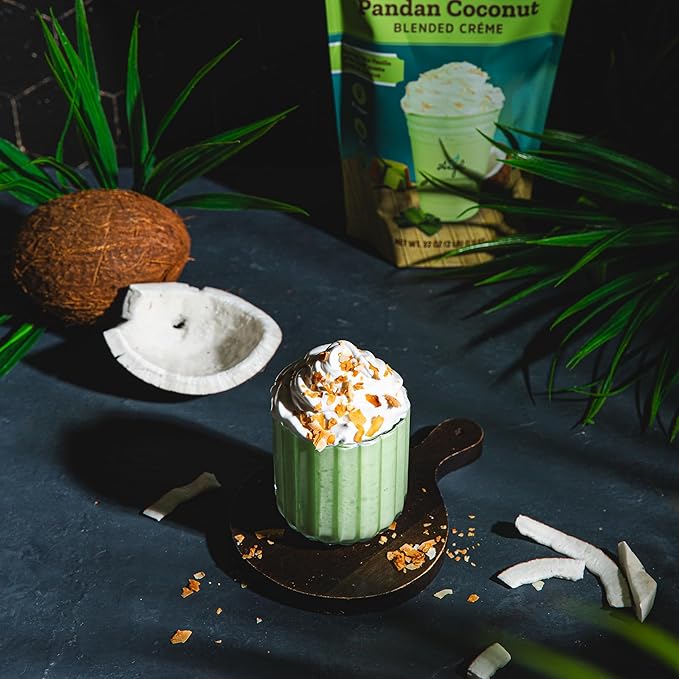 Pandan Coconut Blended Crème Mix by Angel Specialty Products [2LB]