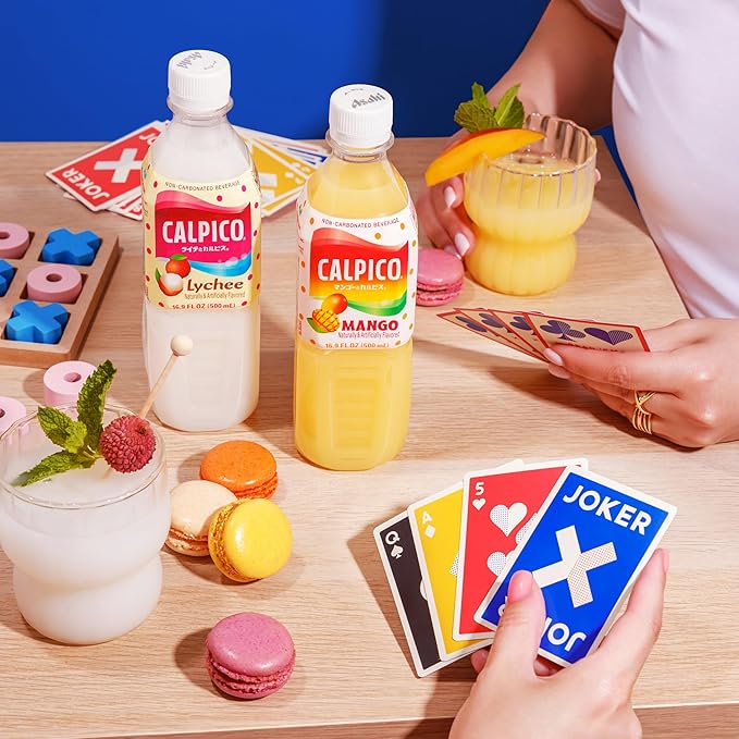 CALPICO 6 Flavor Variety Pack – Smooth, Creamy & Refreshing Non-Carbonated Beverage, Sweet and Tangy, Japanese Lactic Acid Drink, 16.9 Fl oz (Pack of 6)