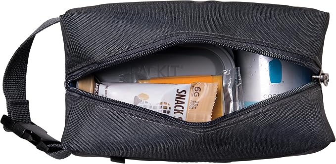 PackIt Freezable Small Insulated Snack Box, City Charcoal, with EcoFreeze Technology (Built-in Ice Pack), Mini Cooler or Small Lunch Bag, For Fresh Snacks On the Go, for Work, Gym, or Travel