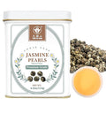 TIAN HU SHAN Jasmine Tea Jasmine Dragon Pearls Green Tea Loose Leaf 4oz (114g) Tin