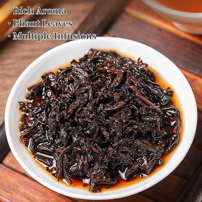 Yuexi Puer Tea Pu-erh Chinese Pu'er Premium Pu erh Tea Yunnan Puerh 500g Ancient Tree Black 普洱茶 典藏普洱茶砖