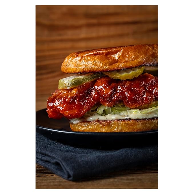 Sauce Craft Nashville Hot Sauce, Chef-Crafted Flavor for Menu Innovation, Balances Savory Flavors with Bold Spice, 0.5 Gallon