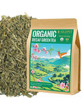 GLDNT Organic Decaf Green Tea, Organic Decaffeinated Green Tea Loose leaf, Delicate & Smooth Flavor, Hot & Iced Tea, 16 Ounce