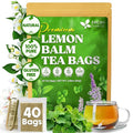 FreshDrinkUS, Lemon Balm Tea Bags | 40 Count |100% Pure Melissa officinalis – Naturally Herbal Tea | Caffeine-Free, Premium Quality, Refreshing Flavor, Sustainably Sourced