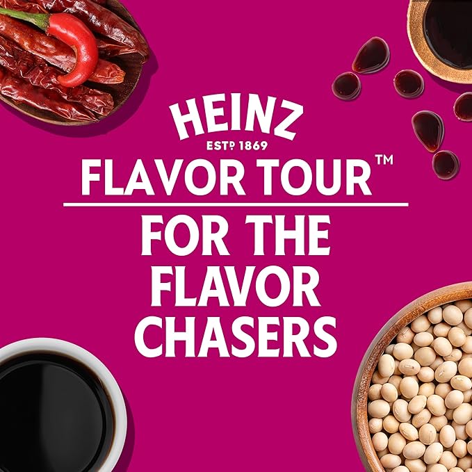 Heinz Flavor Tour Korean Inspired Sweet & Tangy BBQ Sauce, 10 fl oz Bottle