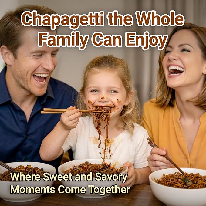 Nongshim Chapagetti Jjajang Noodles, Square Bowl Ramyun Instant Noodles with Sauce, Microwavable, 3.88 oz (Pack of 6)