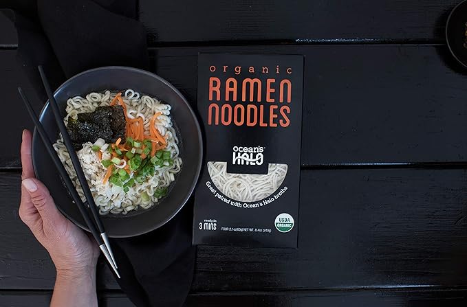 Ocean's Halo, Organic Ramen Noodles, Vegan, USDA Organic, 8.4 Ounce