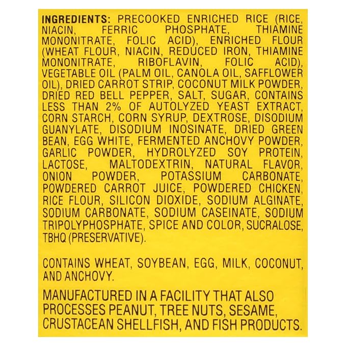 Nissin Cup Noodles Stir Fry Rice with Noodles, Thai Yellow Curry, 2.61 Ounce (Pack of 6)