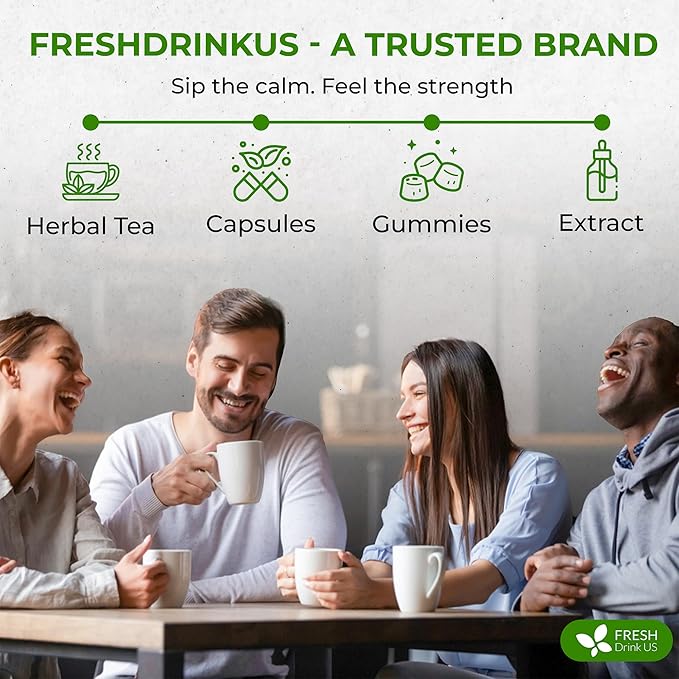 FreshDrinkUS, 30 Tea Bags of Herbal Day Cleanse Tea – 30 Day Program | Refreshing Mint Blend with Dandelion, Senna & Hibiscus | Naturally Supports Wellness & Light-Feeling | Caffeine-Free Herbal Tea