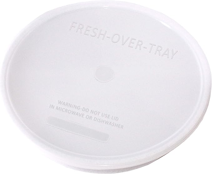 Rehabilitation Advantage High Sided Partitioned Dish with Lid, Gray (Pack of 2)