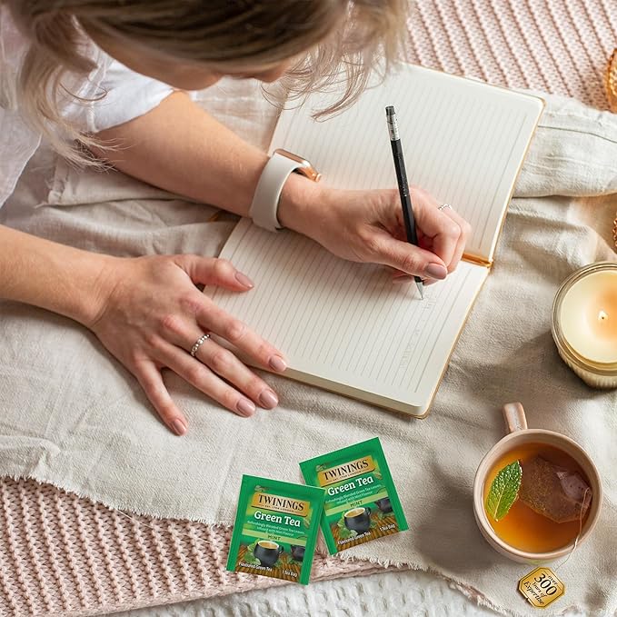 TWININGS TEA, TEA,GREEN,MINT 20 BAG