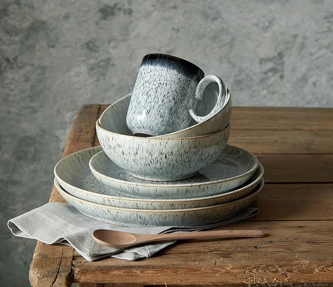 Halo Speckle Coupe Salad Plate Set