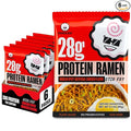 Ramen Bae High Protein Ramen Noodles Stir Fry - Korean Spicy Chicken Flavor 28g Protein - Air Dried Not Fried, Plant Based, Vegan Protein Noodles - Low Carb & Fat - Very Spicy (Pack of 6)