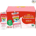 Horizon Organic Shelf Stable 1% Lowfat Strawberry Milk Boxes, Pack of 12 - 8g Protein per Serving