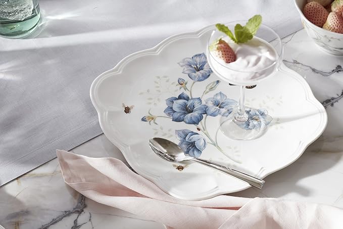 Lenox 894309 Butterfly Meadow Square 4-Piece Dinner Plates