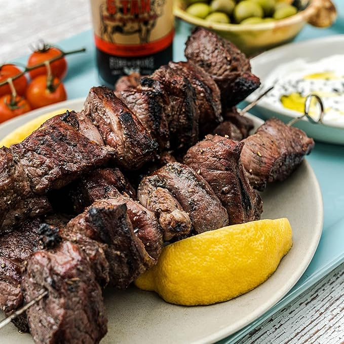 Fire & Smoke Society Black & Tan Steak Seasoning | XL 13.6 oz | Steak Rub for Smoking and Grilling Meat | Steaks, Brisket, Burgers Dry BBQ Rubs and Spices