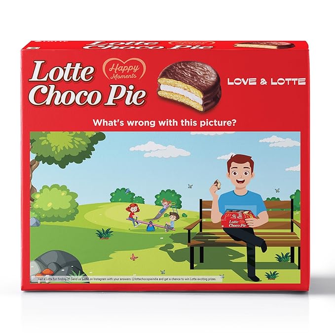 Lotte Choco Pie (Pack Of 12)