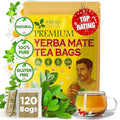 FreshDrinkUS, Yerba Mate Tea Bags | 120 Tea Bags | Traditional South American Herbal Tea – Smooth & Refreshing Flavor – Premium Quality, Sustainably Sourced. Vegan.