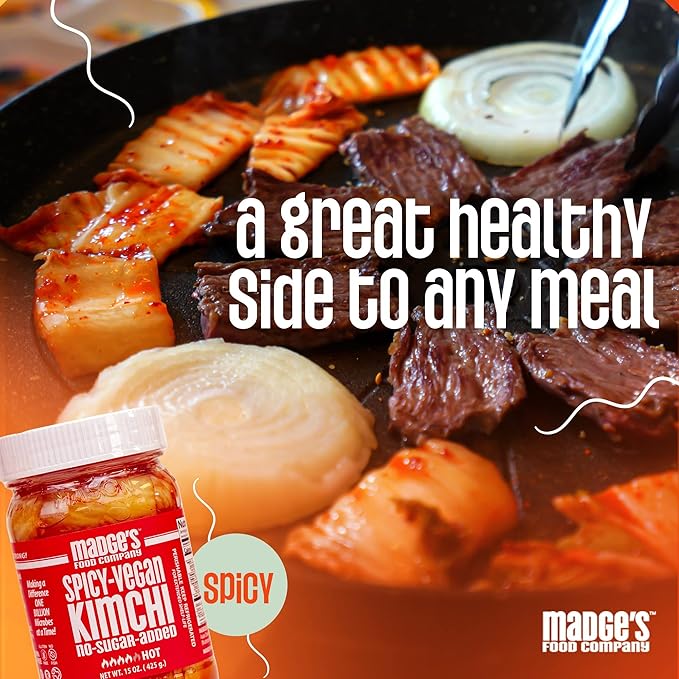 Madge's Food Company, Kimchi Spicy, 15 Ounce