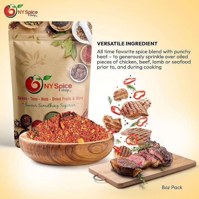 NY Spice Shop Portuguese Peri Peri Seasoning Mix - 4 Ounce Piri Piri Masala Multi Purpose Spice Rub for Grilled Chicken, Beef and Seafood