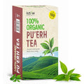 Fusion Select 100% Organic Pu'erh Tea - Natural Chinese Herbal Tea for Calmness, Relaxation, Wellness - Rich in Vitamins & Antioxidants - No Calories, Sugar, Fat - 100 Individually Wrapped Tea Bags