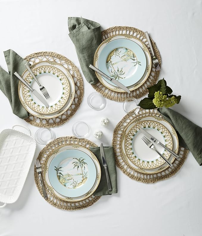 Lenox 897265 British Colonial Tradewind Accent Plates, Set of 4