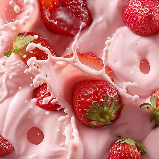 JANS - COCONUT MILK DRINK (with NATA DE COCO) STRAWBERRY 9.8 OZ (Pack of 12, Strawberry)