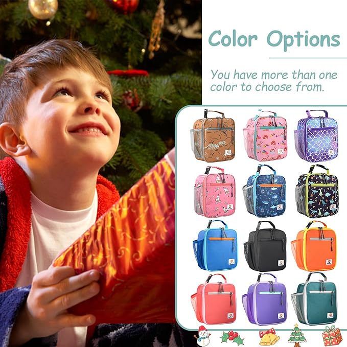 CaCTOUR Lunch Box Kids,Premium Insulated Lunch Bag for Girls Boys,Soft Bag Mini Cooler Back to School Thermal Reusable Lunch Bag for Work School Picnic (Light Green)