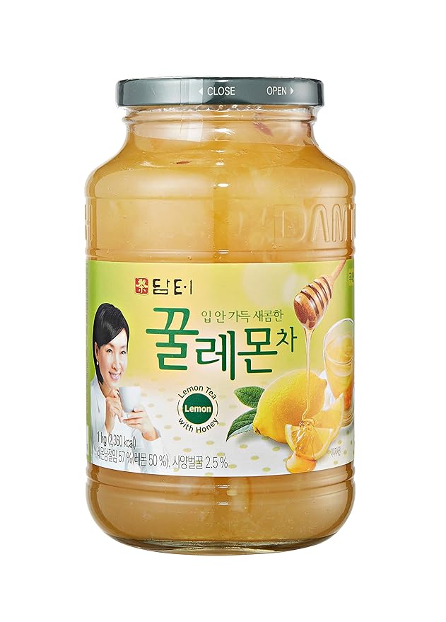 Damtuh Korean Honey Lemon Tea 2.2 lb (35.3 fl oz) – Lemon Marmalade Preserve for Hot or Iced Tea, Spread & Desserts, Caffeine-Free