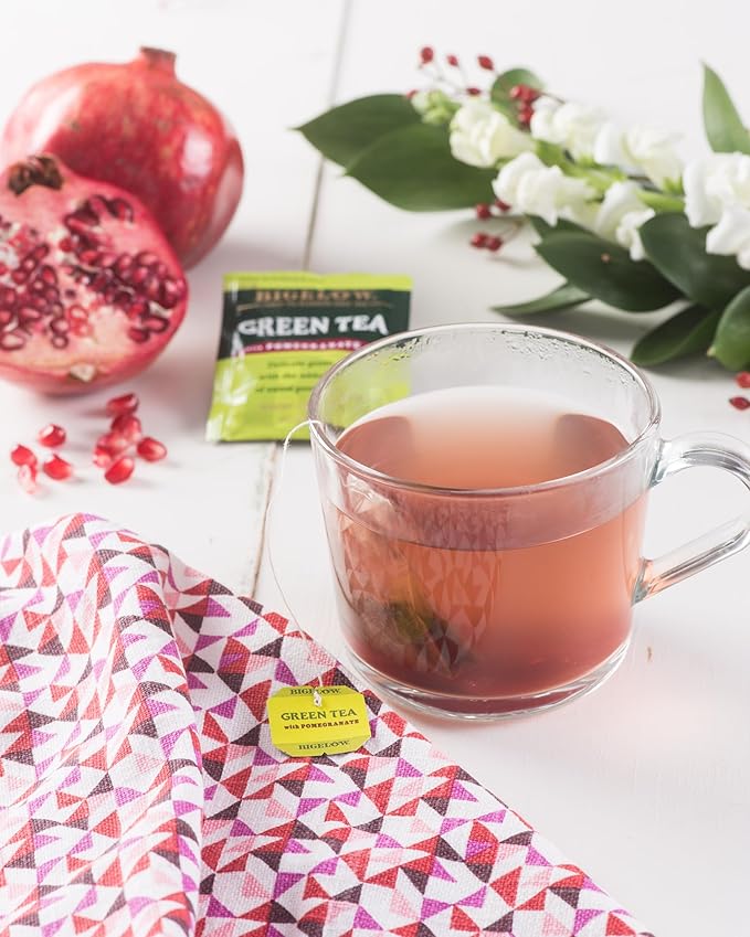 Bigelow Green Tea with Pomegranate Tea Bags, 20 ct