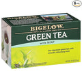 Bigelow Tea Green Tea with Mint, Caffeinated Tea with Green Tea and Peppermint, 20 Count (Pack of 6), 120 Total Tea Bags