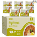 VOLO VERO High Protein (32g) Instant Ramen Noodles “Spicy” Curry Flavor Soup, 8 Pack, Vegan, Plant-Based, Low Fat, Non-Fried, Dairy-Free, Egg-Free, Non-GMO, Tasty Healthy Meal