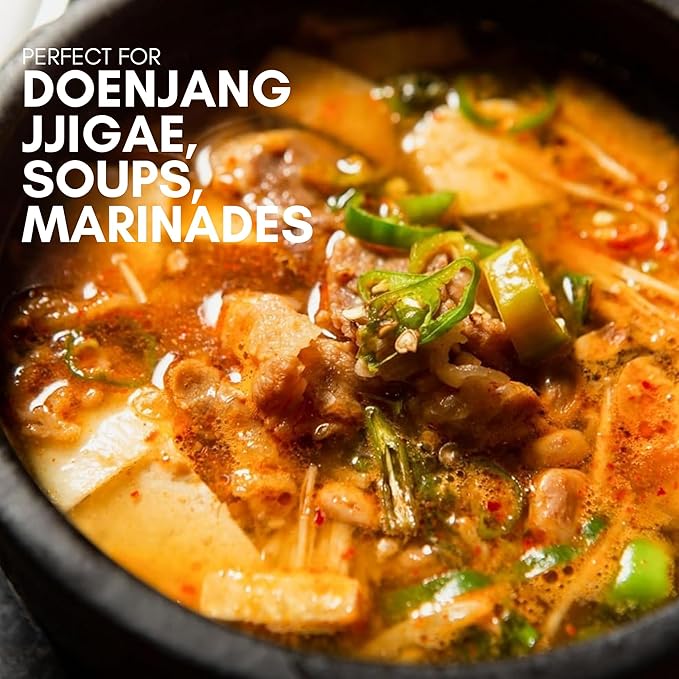 Doenjang - Premium Korean Soybean Paste [Original, 2.2 lb (1kg)] – Fermented Korean Miso-Style Bean Paste for Doenjang Jjigae, Stews, Soups, Marinades & Dipping Sauces – Rich Umami Korean Pantry Essential