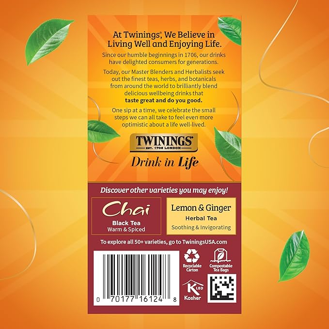 TWININGS TEA, TEA,CHAI,SPICED APPLE 20 BAG
