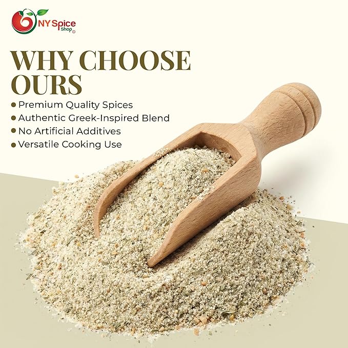 NY Spice Shop Lamb Gyro Greek Seasoning Blend - 6 Ounce Greek Seasonings Spices for Cooking & Culinary - Savory Herb Mix With Fine Texture for Gyros Marinades Roasted Meats & Mediterranean Dishes