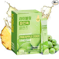 [Liveling] Pineapple Cider Vinegar Drink Stick & 3-in-1 Shot with ACV – Korean-Plum Flavor | Supports Digestion, Daily Cleanse, Sugar-Free, Low-Calorie, Portable On-The-Go Packets (30 sticks)